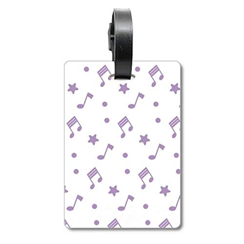 Étiquette de valise Big Stars Violet pour ne plus perdre son bagage en voyage