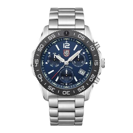 Luminox �����Y �u���[�_�C���� �V���o�[�X�e�����X�X�`�[���o���h Ronda Z60 �r���v