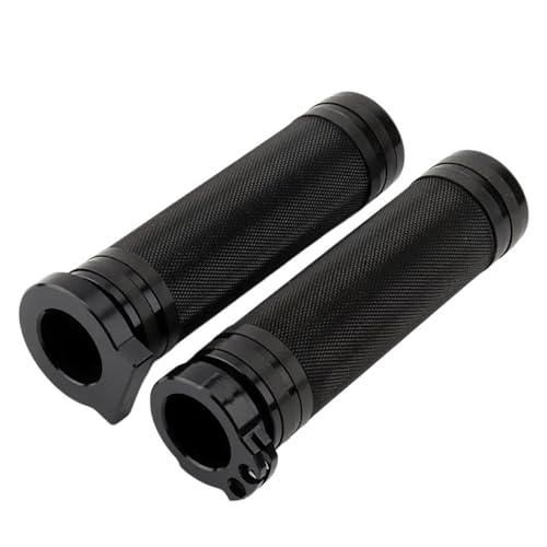 Poignées moto 22mm noir CNC en aluminium pour Street 500 et 750