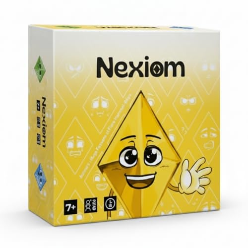 NEXIOM - Jeu de Société - Jeu de Cartes Stratégique et Original - Saurez-Vous Faire Les Bons Choix ? - Jeu en Famille Ou Entre Amis dès 7 Ans - 2 à 6 Joueurs - 15 Min - Idée Cadeau Ludique