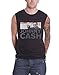 Johnny Cash Weste Walk The Line Studio Shot offiziell Herren Nue Schwarz