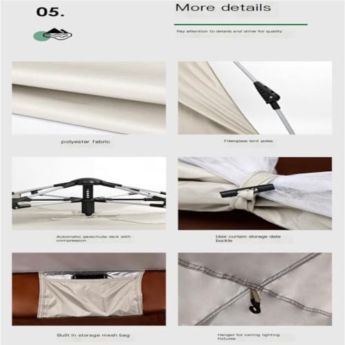 Carpa exterior amplia y ligera, automática y sin instalación miniatura 7