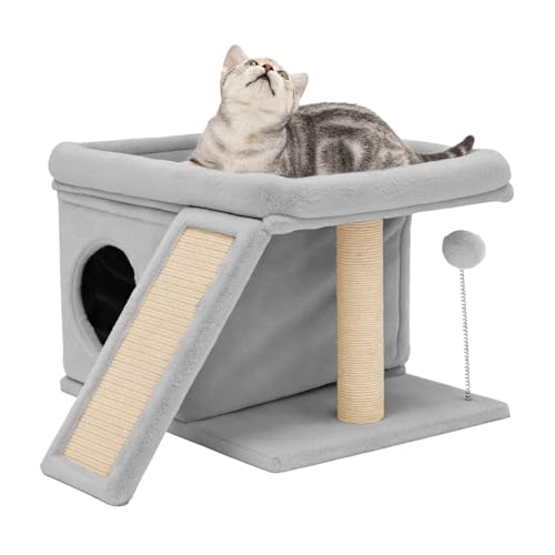 Casa para Gatos Compacta y Resistente para Espacios Pequeños miniatura 1