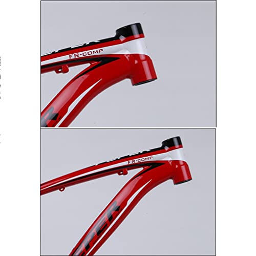 Yojolo Mtb Frame 26Er Mountain Bike Frame 19'' 20'' Ultralight Aluminum Alloy Disc Brake Press-In Bottom Bracket Bicycle Frame Rear Axle 135Mm For 26 Inch Wheel (Color : Red, Size : 26X19'') #TOP2