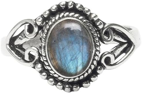 Gemstone Ring, Silver Ring, Silver Overlay Handmade Ring, Bohemian Jewelry, Silver Ring For Women Girls All Size US, Anniversary Gift, Gift For Her, Christmas Gift - Image 2