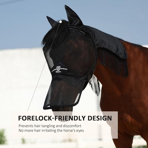 Harrison Howard Capa de cavalo patenteada preta G