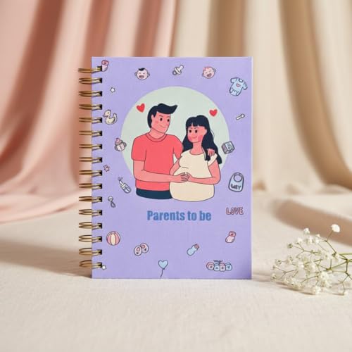 Image of Pregnancy Journal for Pregnant Women - 40-Week Bump Tracker & Memory Book with Stickers | Guided Pregnancy Planner with Prompts, Milestone Pages & Hardcover Keepsake | Gift for Expecting Moms (Lilac)