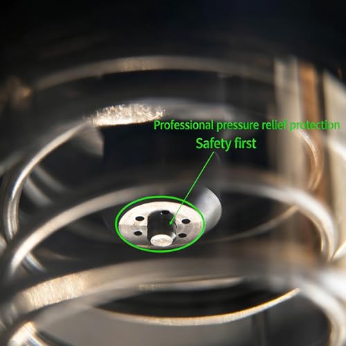 Limpiador de cabezal de grupo espresso de 58 mm con lavado automático y alivio de presión, máquina E61, mantenimiento del hogar barista
