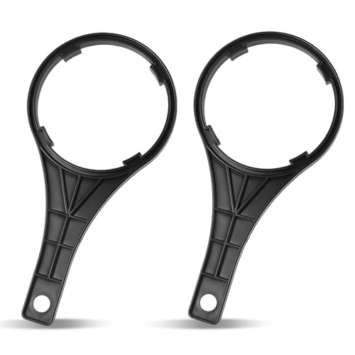 2-Pack Water Filter Wrench Compatible with Big Blue Style Filter Housings, for 2.5x10 & 2.5x20 Inch Cartridges, Whole House Water System Maintenance Tools -Fits for 3.5″ Seat Diameter (±0.08″) Filter