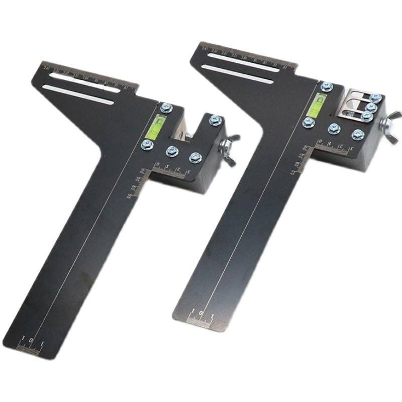 1Set Elevator Special Tool High Precision Guide Rail Position Instrument Stainless Steel Magnet Calibration Ruler AQ1H1437