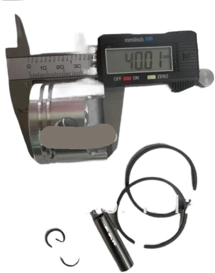 2 X TL52 Piston Assy 44MM for TB52 TU52 Cylinder KOLBEN Ring PIN Clip KIT 2T 52CC Auger Trimmer Edger BRUSTHCUTTER