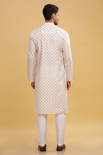 Image of BE ACTIVE Cotton Kurta for Men | Traditional and Refined Design | Indian Kurta | Full Sleeve Kurta