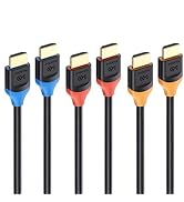 Cable Matters [Ultra High Speed HDMI Certified] 3-Pack 48Gbps 8K HDMI Cable 6.6 ft / 2m with 8K@6...