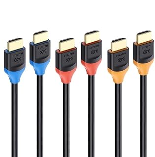 Cable Matters Zestaw 3 kabli 48Gbps Ultra 8K HDMI 2m z obsługą 8K 120Hz i HDR - 2 metry