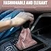HABNVUON Car Shift Boot Cover, Stick Shift Cover, Suede Leather Manual/Automatic Shifter Boot Dust Sleeve, Car Accessories Vehicle Transmission Lever Protector Fit for Sedan Truck (Pink/White)