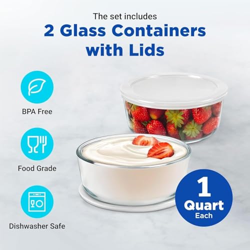 Ultimate Probiotic Yogurt Maker with Time & Temperature Regulation - 2 Qt Containers Make Trillions of Live Probiotics for Large Batches - Best Greek Yogurt Maker
