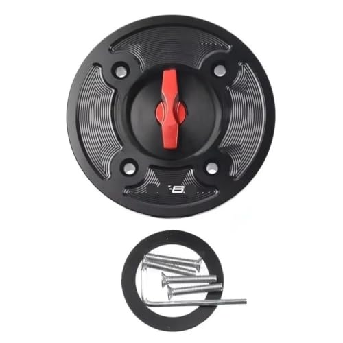 Tapa de tanque de combustible sin llave para ZX6RR 2019-2025 de apertura rápida 3