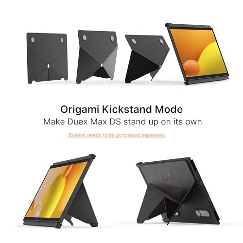 Image of Duex Max DS Portable Monitor - New Mobile Pixels 14.1 inch Laptop Screen Extender, FHD 1080P Travel Monitor, USB C /USB A /HDMI Plug and Play Laptop Monitior for Windows /Mac /Android /Switch