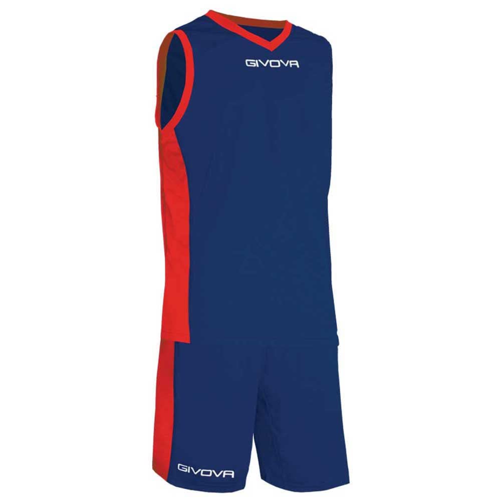 Givova KIT Power Interlock BLU/Rosso Tg. S