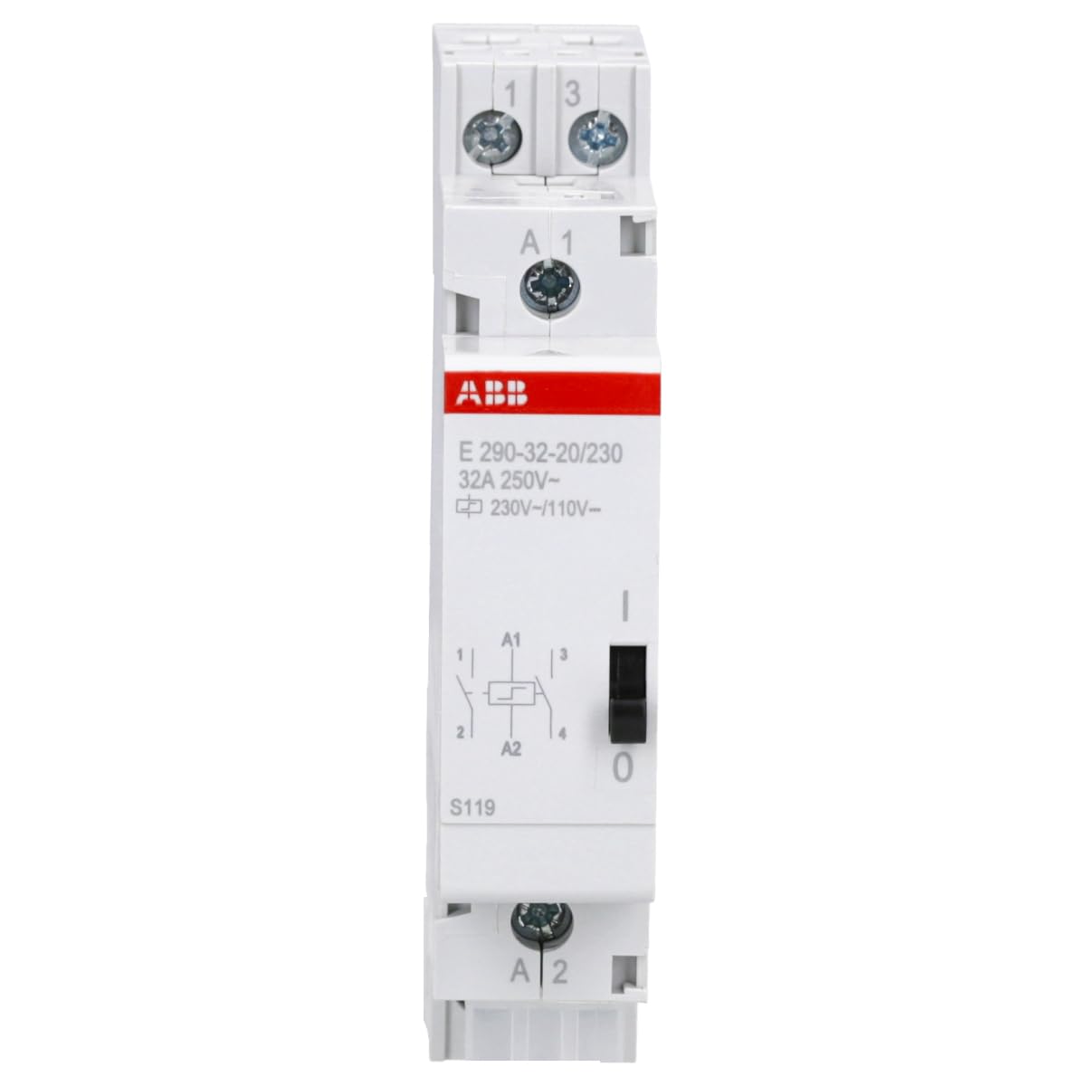 ABB E290-32-20/230 Stromstoßschalter 230V AC / 110V DC 32A 2 NO