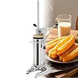 GmpTzitzith 2l/3l Pommes-Frites-Maschine, Vertikale Pommes-Frites-Maschine Nach Spanischer Art, Edelstahlkonstruktion, Ausgestattet Mit 5 Mulden, Geeignet FüR Snacks, Haushalte Und Restaurants 3L