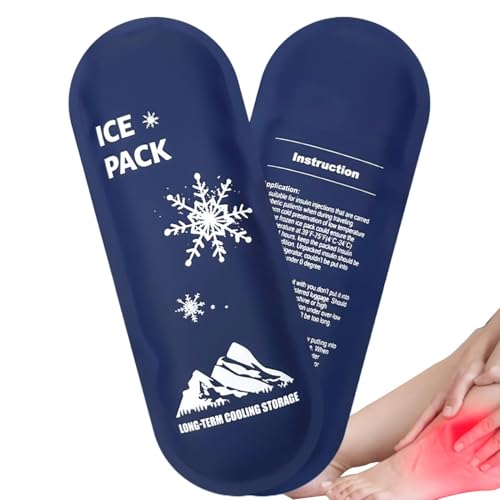 Paquetes De Hielo Para Mantener Los Medicamentos Fríos,Bolsa Enfriadora De Medicamentos Fríos, Envoltura de gel para rodilla, Bolsa de hielo reutilizable conveniente del gel, bolsas de hielo flexibles
