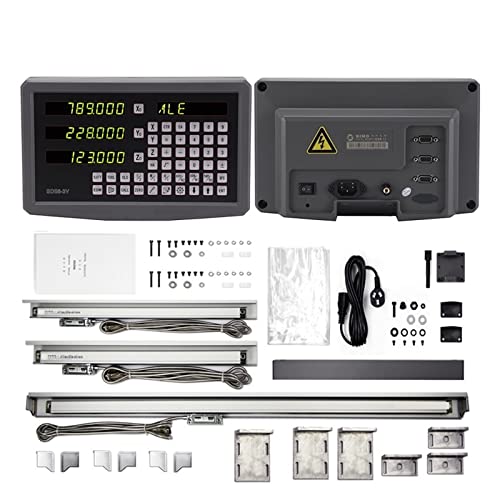 Kit digital 3 ejes con regla metálica y pantalla de lectura miniatura 3