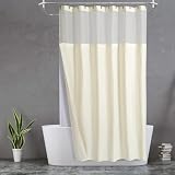 Ventana de visualización transparente: un panel superior de malla permite que la luz entre y permite que el aire circule, transparente mientras mantiene la privacidad, creando una experiencia de ducha de spa
