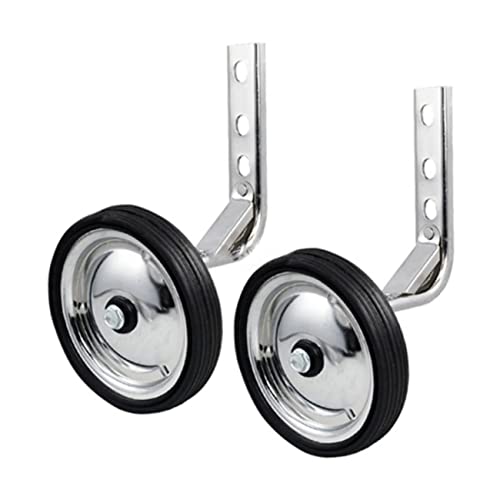 Ruedas de Entrenamiento Pesadas para Bicicletas, Construcción en Metal y Goma, Estabilizadores para Equilibrio y Soporte de Bicicletas miniatura 1