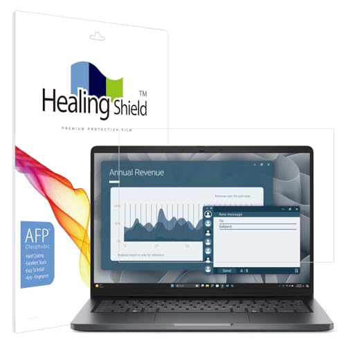 Healingshield �X�L���V�[���t���ی�t�B���� Screen Protector Oleophobic AFP Clear Film Compatible with Dell Pro 14 PC14255