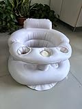 Asiento inflable para bebés de 4 a 24 meses, bomba de aire integrada, soporte de espalda infantil, silla de niño para sentarse, silla de baby shower, asiento al aire libre, asiento de suelo, regalos