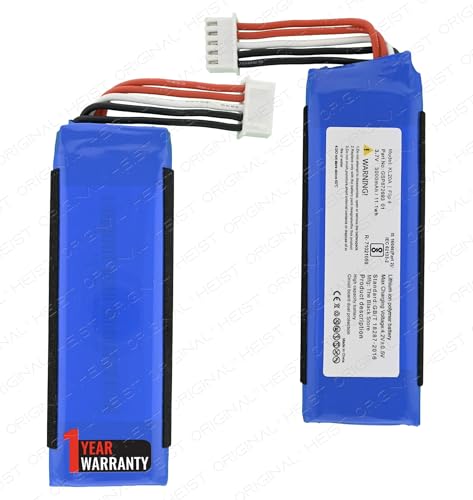 Heist Original GSP872693 01 Battery 3.7V 3000mAh for Flip 4 is a Waterproof Portable Bluetooth Speaker | Flip 4 Special Edition - with 1 Year Warranty* (Black-Z)