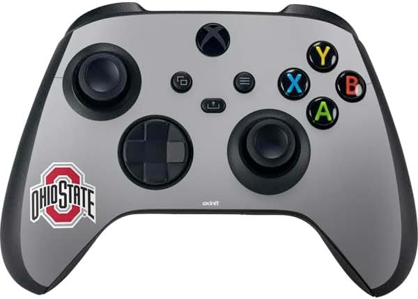 Skinit Decal Gaming Skin Compatible with Xbox Series X Controller - Officially Licensed Ohio State University Buckeyes Design