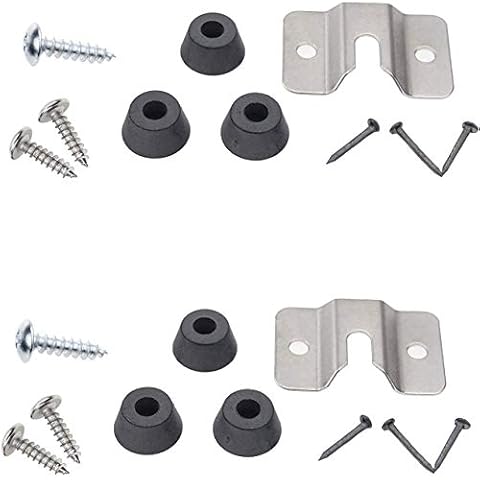 Ruentech Dart Board Dartscheibe Befestigung Bracket Edelstahl Wandhalterung Dartboard Halter Dartscheibe Halterung Dart Display Kit Wandhalterung Dartscheibe Wand aufhängen Set Schraubhaken Zubehör Cover