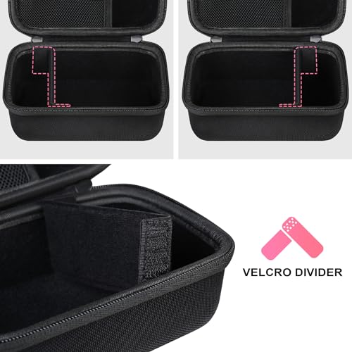 Image of BOVKE Kids Instant Print Camera Case Compatible with Dylanto /ESOXOFFORE /DUDUDRAGON /Cimizi /Gofunly /YEEHAO /SOOGOOEY, Portable Storage Bag Holder Organizer for Photo Paper & Accessories, Black