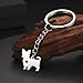 YIQPKUM Llaveros de Yorkshire Terrier Lindos Acero Inoxidable Cachorro para Mujeres Accesorios para Mochila y Bolso Dijes Imagen de YIQPKUM Llaveros de Yorkshire Terrier Lindos Acero Inoxidable Cachorro para Mujeres Accesorios para Mochila y Bolso Dijes
