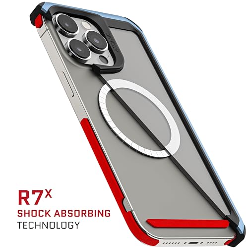 Coque Ghostek Atomic iPhone 15 Pro Max : protection fine en aluminium violet - 5