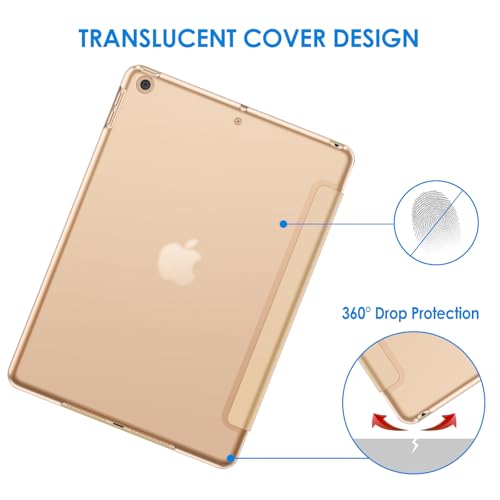 Image of JETech Case for iPad 10.2-Inch (2021 /2020 /2019 Model, 9 /8 /7 Generation), Auto Wake /Sleep Cover (Beige)