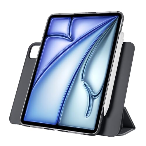 Étui iPad Air 13 pouces M2 2024 bleu coque silicone rigide - 6