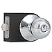 SCHLAGE F51A ORB 625 Orbit Knob Keyed Entry Lock, Bright Chrome