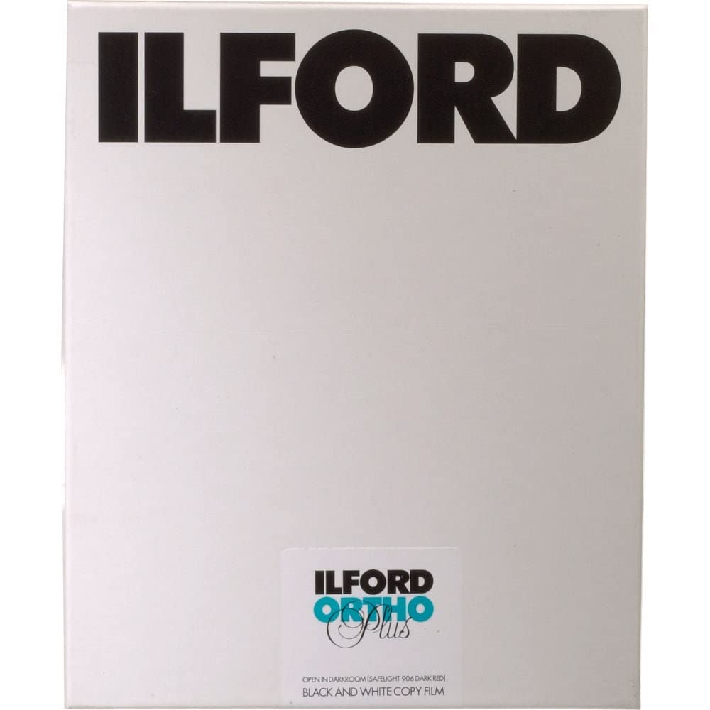 Ilford Ortho – comercial Plus blanco y negro ortocromático copia película ISO 40/80, 8 x 10 – 25 hojas