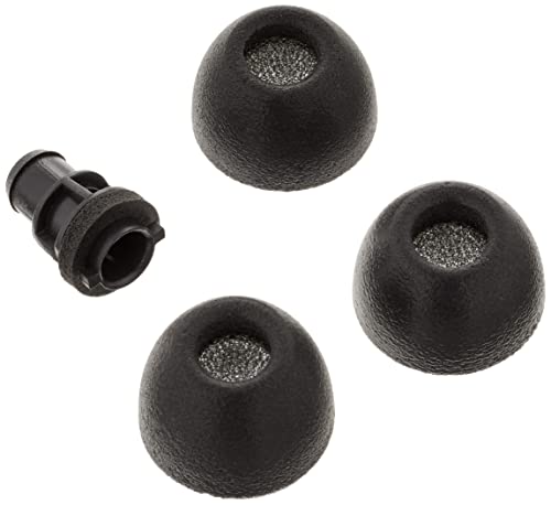 Comply Memory Foam Replacement Earbud Tips for Plantronics Voyager 5200, Legend Headsets | Ultimate Comfort, Secure Fit, Superior Noise Isolation | Black, Medium (3 Pairs)