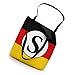 Letter S Monogram With Flag Of Germany Colors Tote Bag