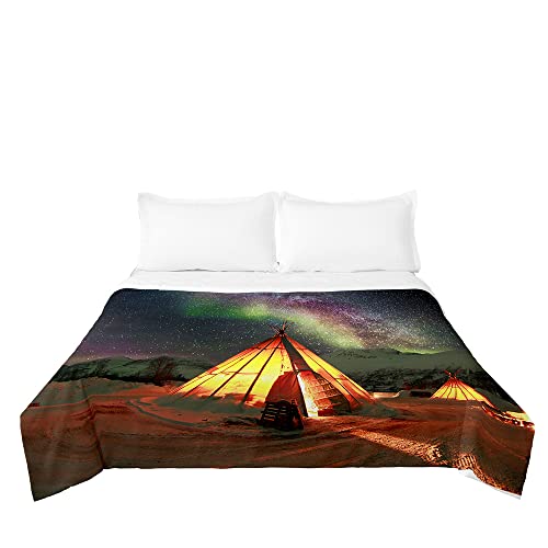 Odot Boutis Couvre Lit Matelassé de Luxe, Dessus de Lit Microfibre Couverture Climatisation Couette Parure de Lit Èté Canapé l'Air Conditionné Courtepointe (Pique-Nique,130x150cm)