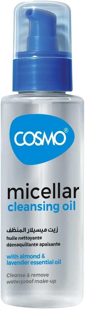 Cosmo Face Care Micellar Cleansing Oil 100ml With Almond & Lavender | 2 In 1 Makeup Remover | Facial Cleanser | Effortlessly Waterproof Makeup Remover, SPF & Pollution | All Skin Types | Water In Oil-image-28