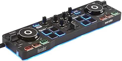 Hercules Serato Djcontrol Starlight Kontroler Usb dla Dj-Ów, Czarny, 8 Padów