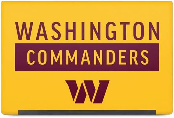 Skinit Decal Laptop Skin Compatible with Latitude 5520 - Officially Licensed NFL Washington Commanders Yellow Design