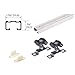 Grant 75E Sliding Door Hardware and Track (4