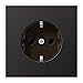 Produktbild Jung AL 1520 KI D Schuko Steckdose 16 A 250 V mit Berührungsschutz Serie LS Dark, 250 V