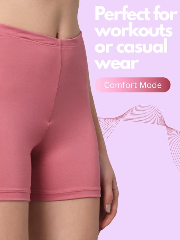 Image of Women's Workout Yoga Athletic Running Dance Gym Shorts High Waist Cheerleader Volleyball Short Pants Old Rose